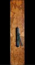 Woodburned Wine Stained Vinyard with Vintage Wine Opener