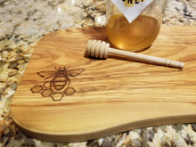 Honey Bee Olive Wood Serving Board