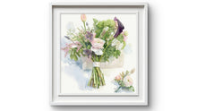 Custom Wedding Bouquet Watercolor Painting