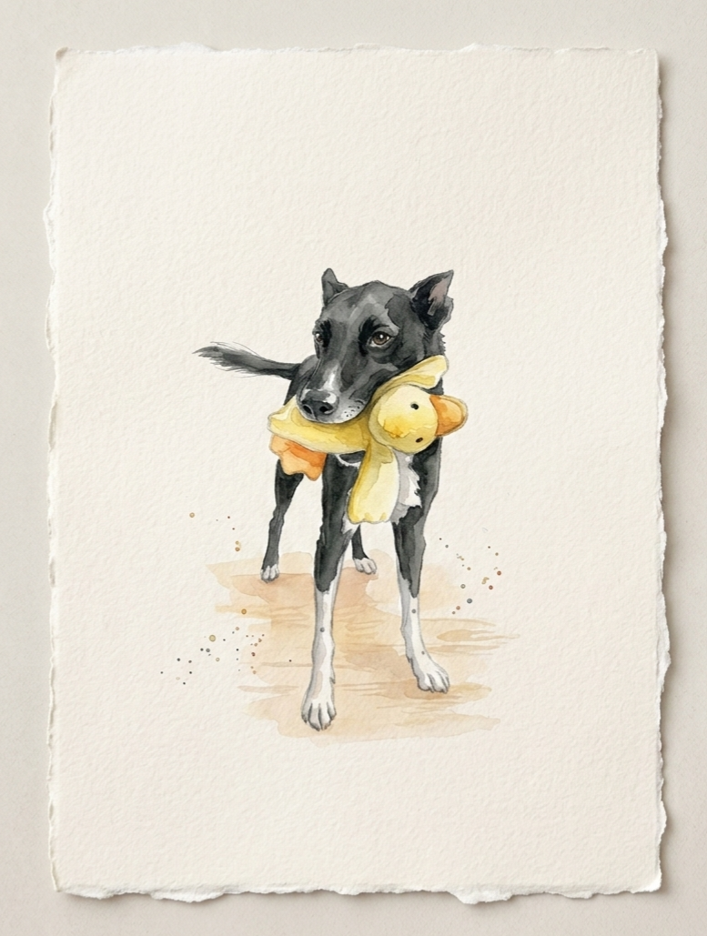 Watercolor Pet Portrait
