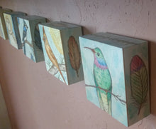 Hummingbird Woodburning and Watercolor Painting