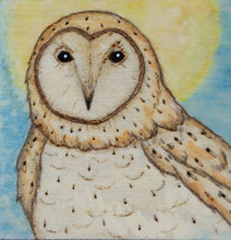 Owl Woodburning and Watercolor Painting